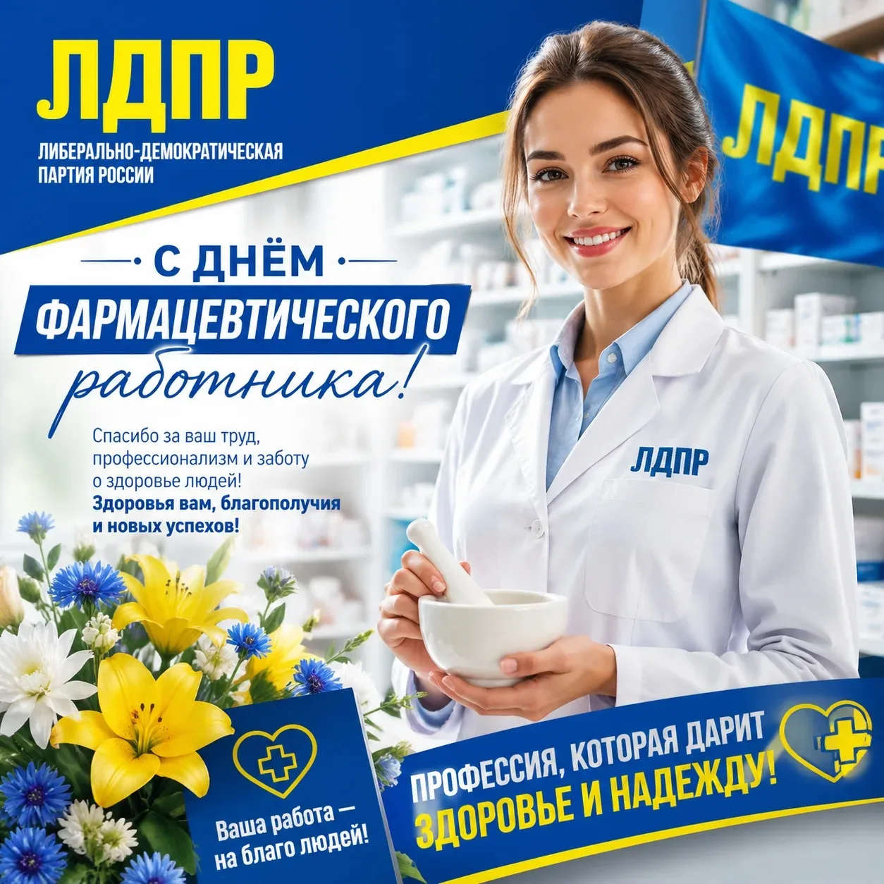 🎉 Поздравляю с Днём фармацевтического работника! 💊💉