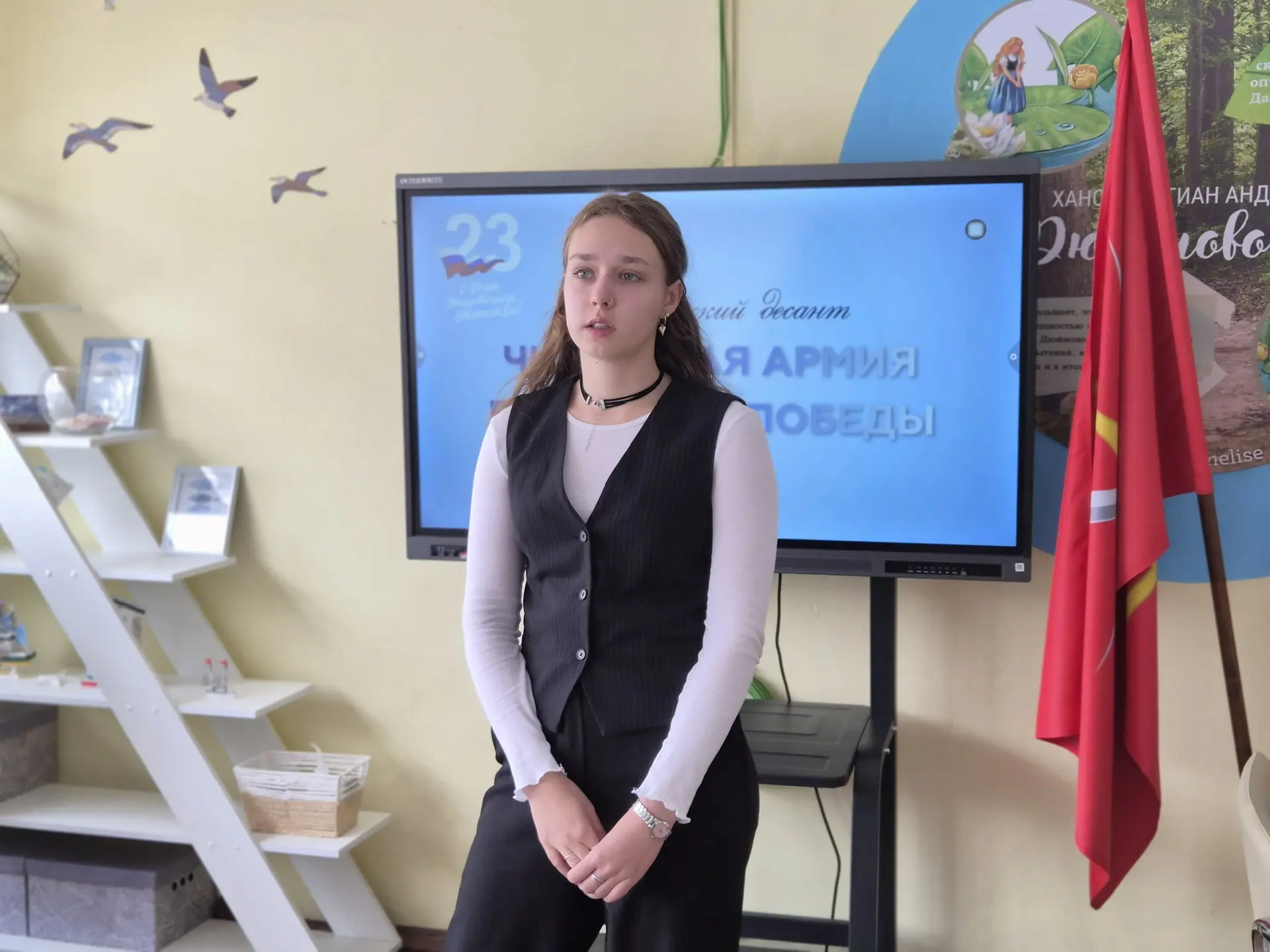 🌟 Поэтический десант «Читающая армия правнуков Победы»   Сегодня в МБОУ «Центр образования №3» прошл