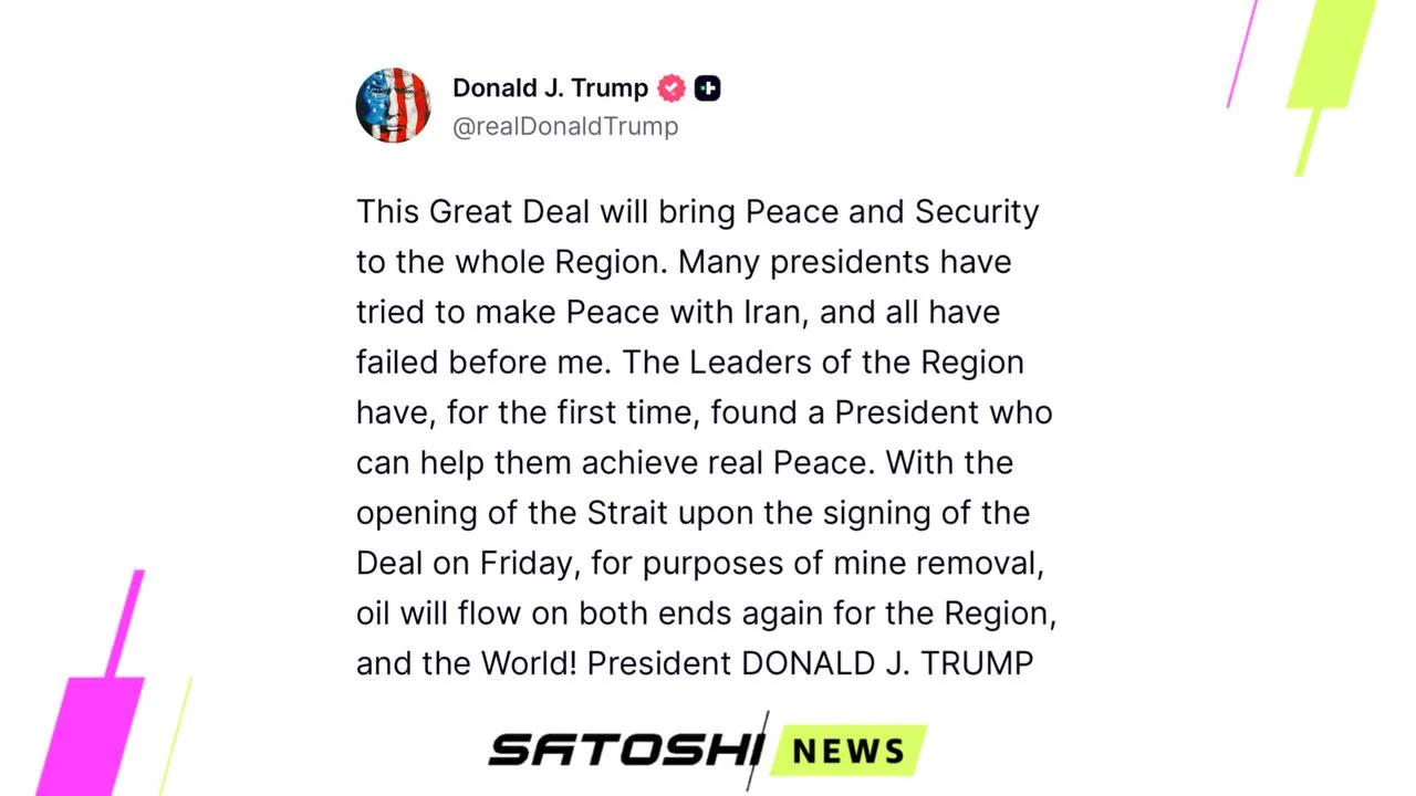 #Трамп #Иран
Трамп объявил о сделке с Ираном

"Эта великая сделка принесет мир и безопасность всему 