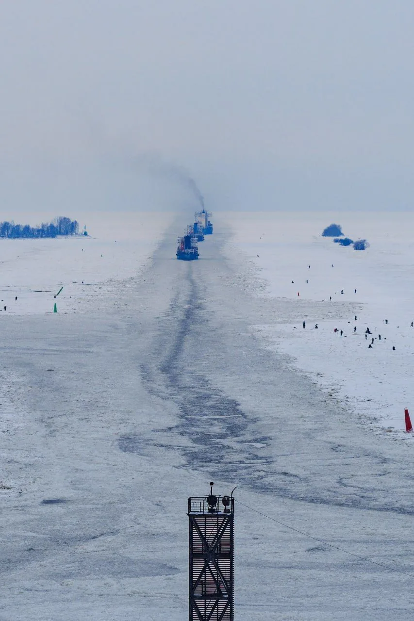 Зимняя эстетика  ❄️ На Северо-Западе — настоящая зима: в Санкт-Петербурге стабильный минус, снегопад