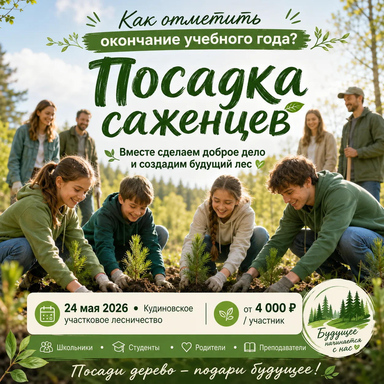 Всё ещё думаете, как отметить окончание учебного года? 🌲

Хочется придумать что-то, что понравится 