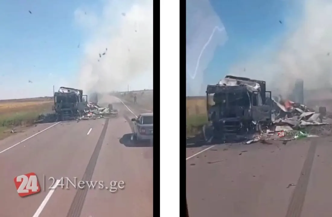 Гражданин Азербайджана погиб при атаке беспилотника в Крыму — дрон атаковал грузовик, з...