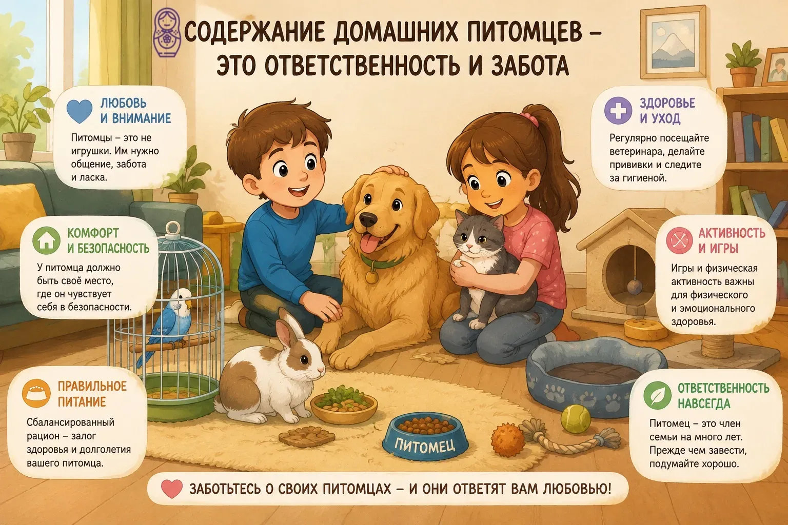 📢 Управление опеки и попечительства в отношении несовершеннолетних напоминает о Правил...
