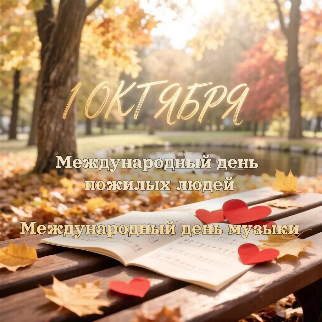 🍁🎶💞1 октября — день, когда главные ноты звучат в унисон. Международный день пожилых ...