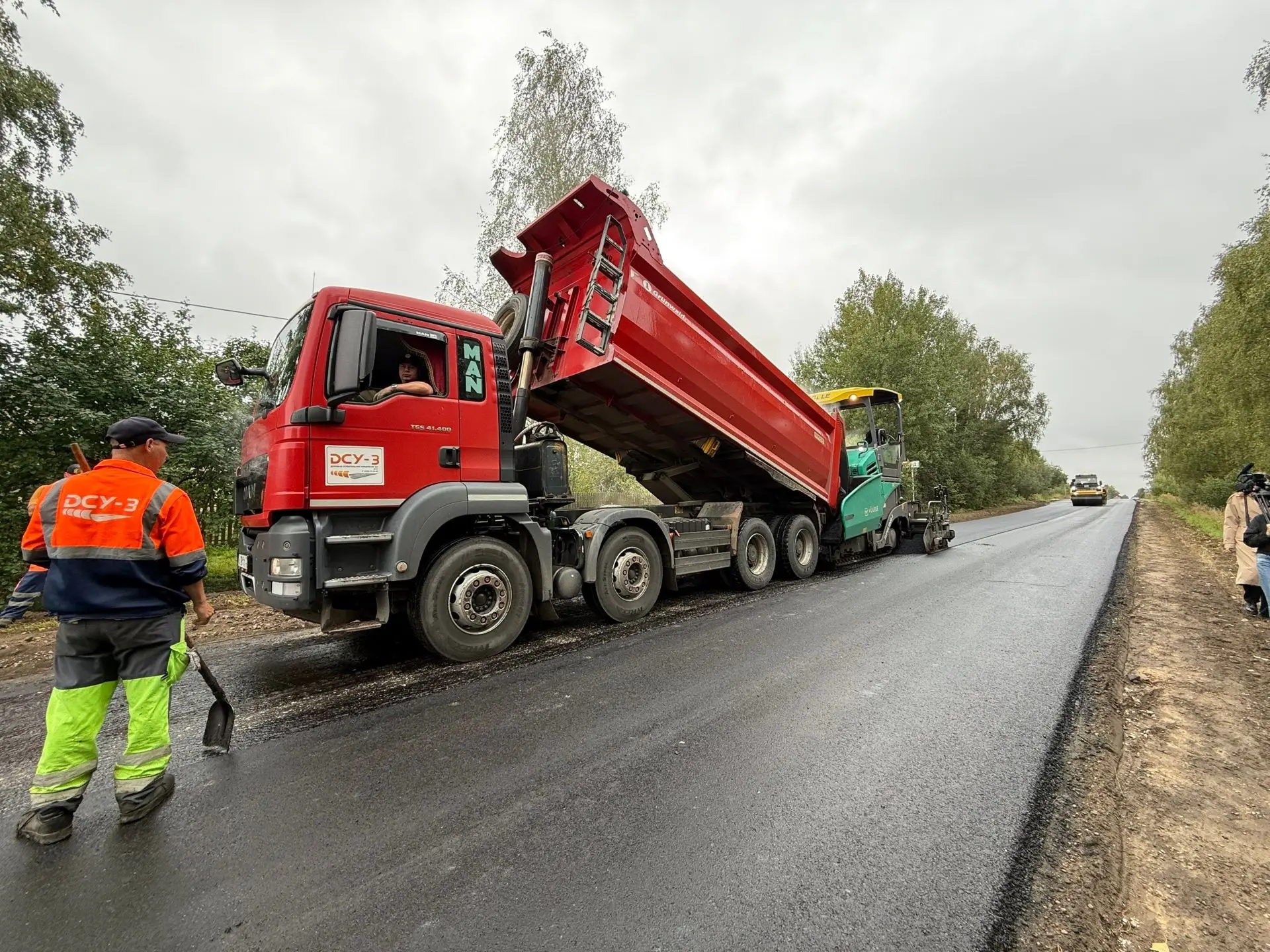 🚜В Судогодском округе завершился ремонт дороги Веригино – Головино