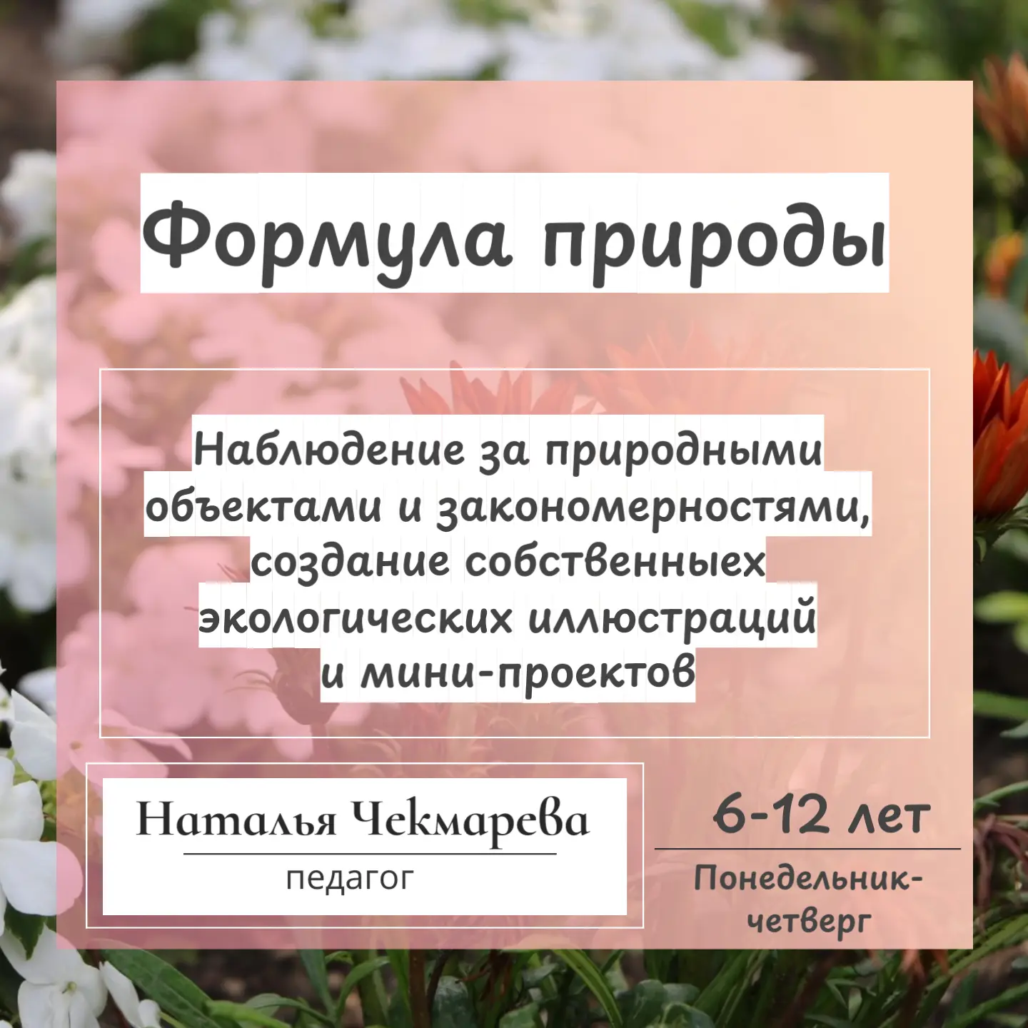 Изучай естественные науки с Центром «Приоритет» 🐝