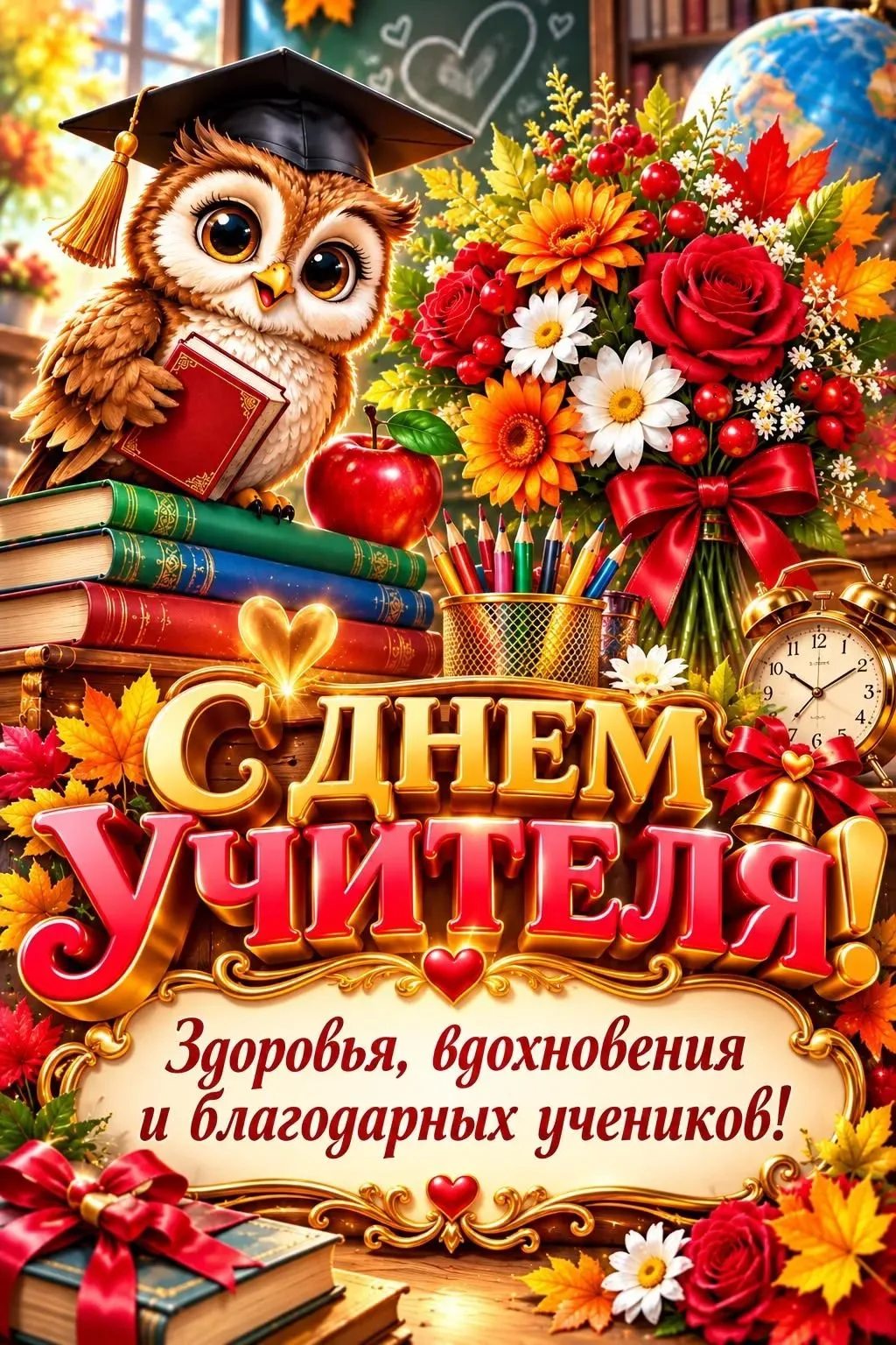 **С Днём учителя! Поздравление для тех, кто создаёт будущее** 🎓