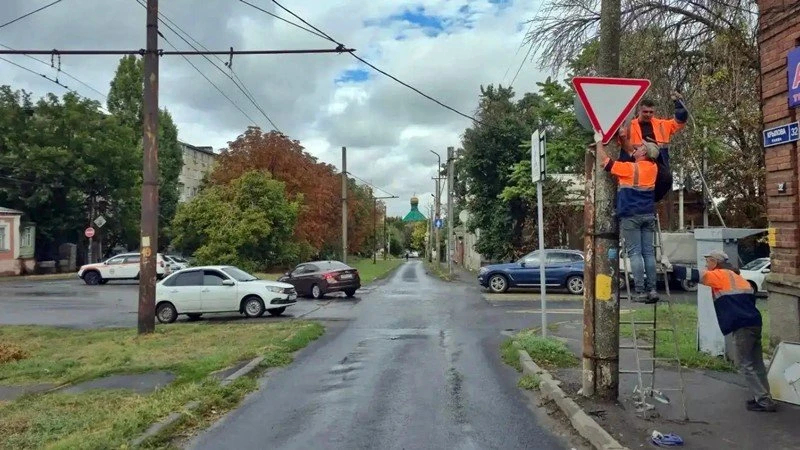 В Новочеркасске изменился ранее анонсированный приоритет проезда на пересечении улиц Кр...