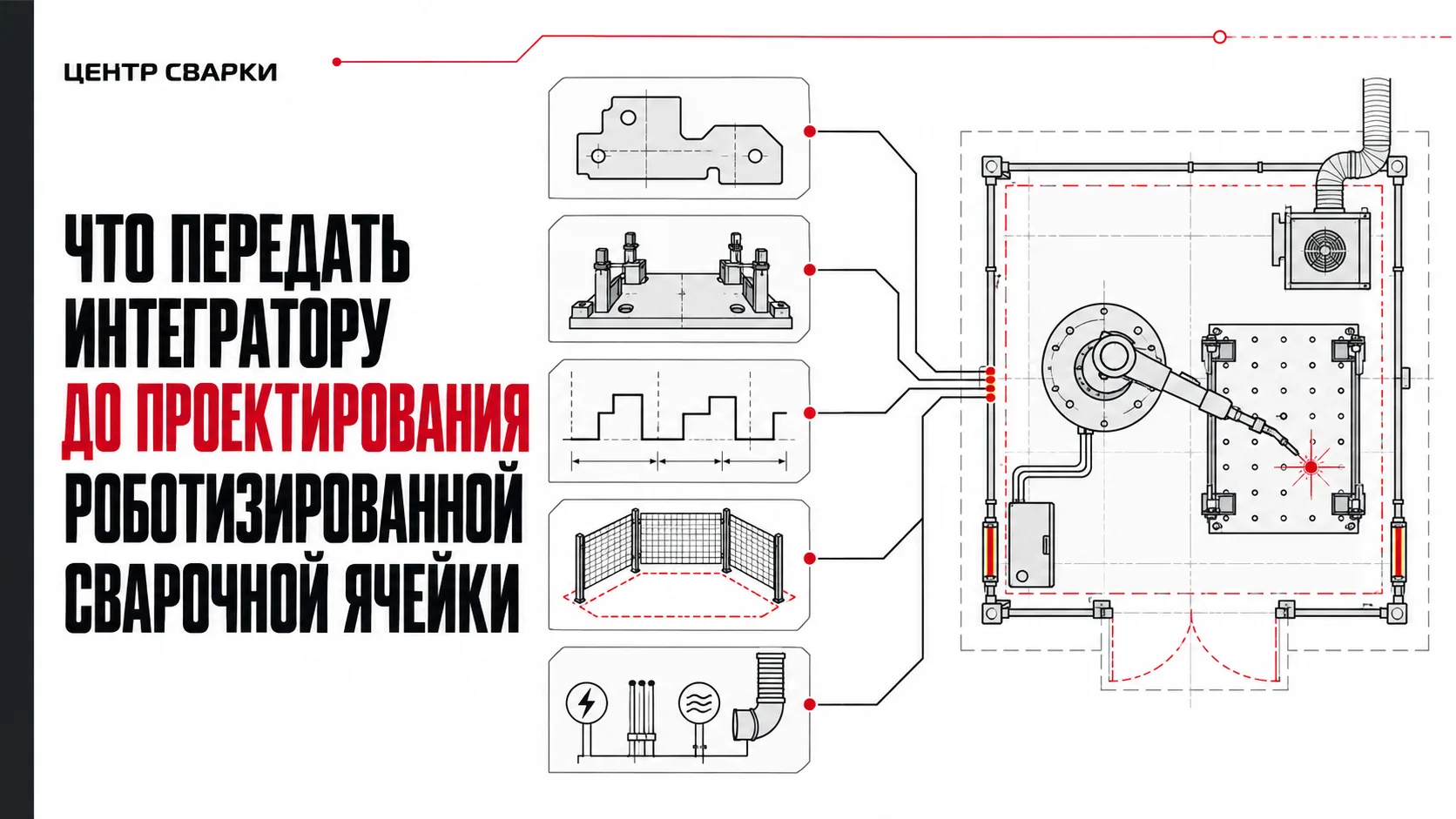 Что передать интегратору до проектирования сварочной ячейки
