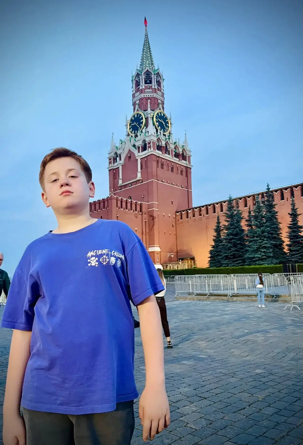 Ученик 4 «Д» казачьего класса Петренко Андрей отметил праздник  День России в самом её сердце 🇷🇺