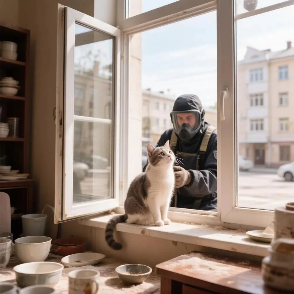В Уфе спасли кота, который неделю был один в квартире

Хозяин умер, а питомец остался заперт внутри.