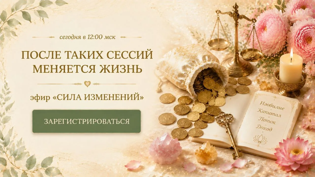 После таких сессий меняется жизнь 🙏. 

Сегодня в 12:00 МСК встречаемся с вами на эфире «Сила измене