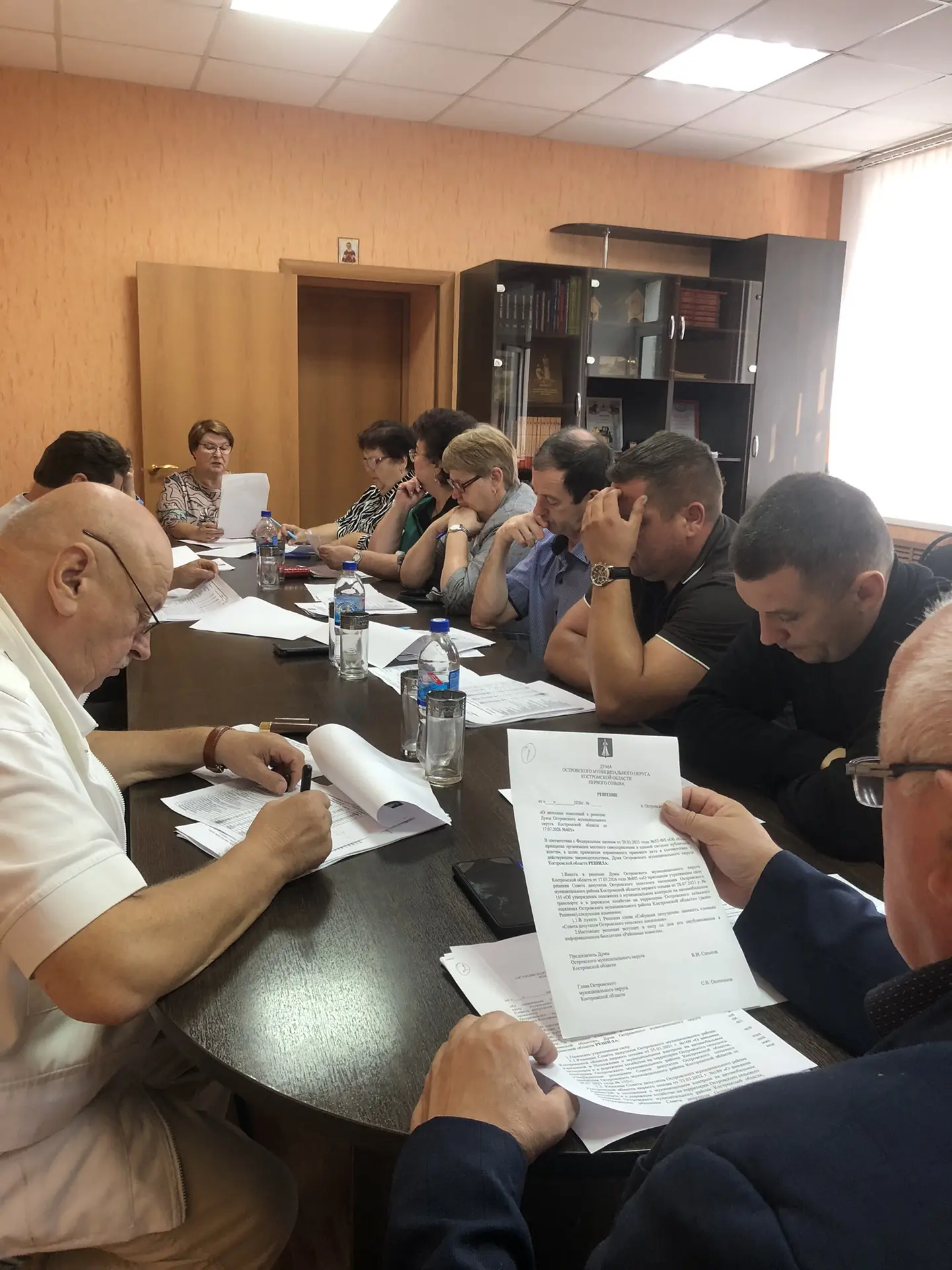 19.08.2026 прошло очередное заседание Думы Островского муниципального округа Костромско...