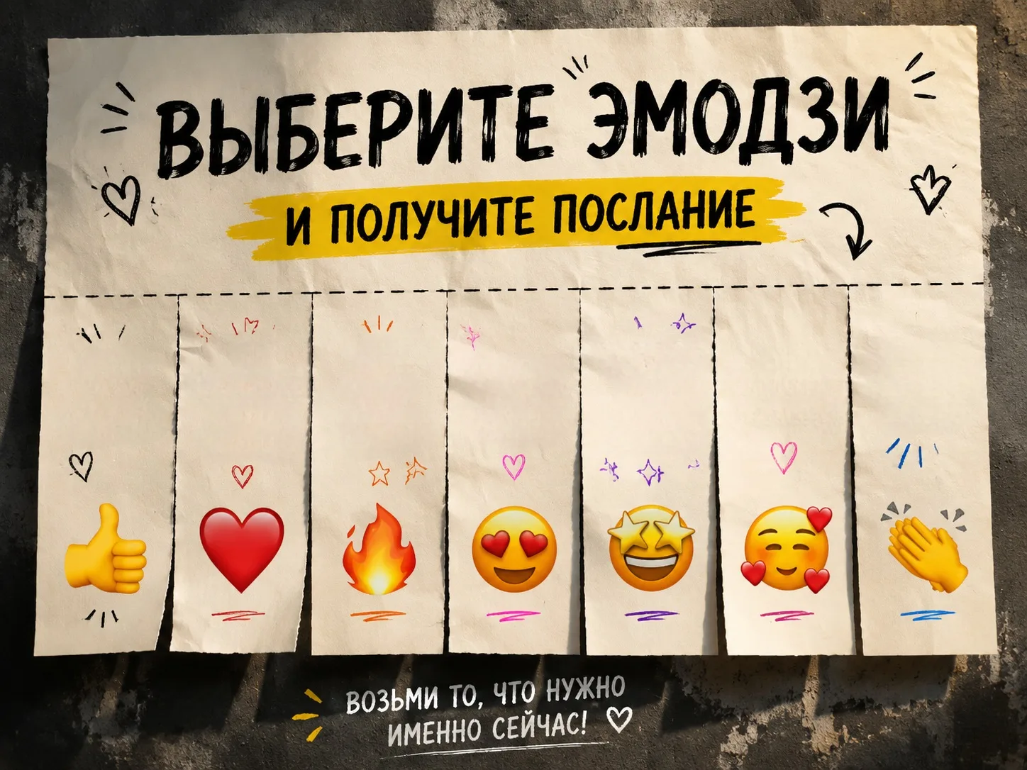 ❤️ Тепло, которое нужно каждому: выбираем эмодзи и заряжаемся мотивацией