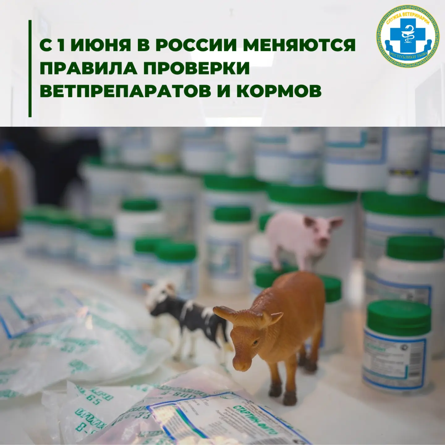 💊С 1 июня в России меняются правила проверки ветпрепаратов и кормов