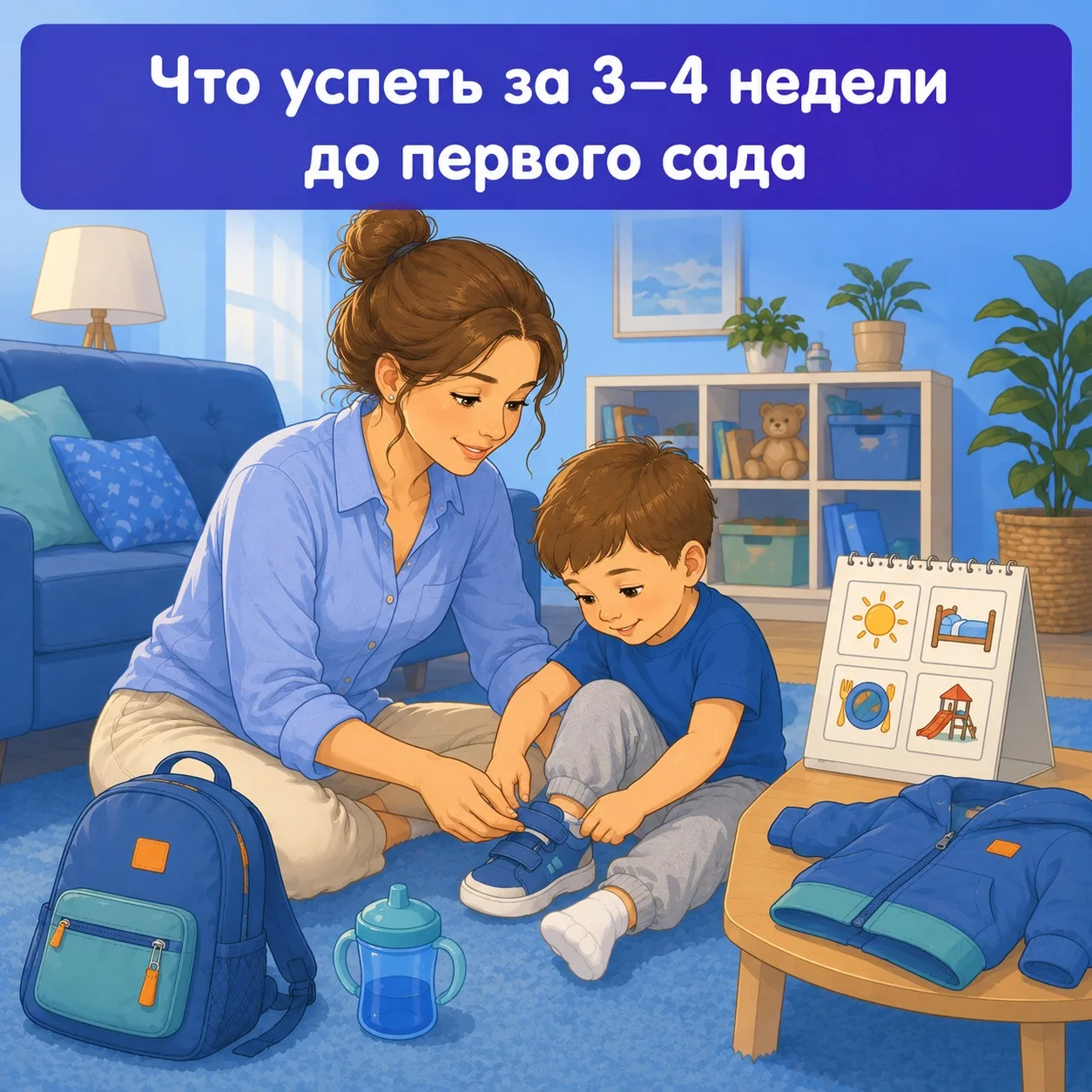 «Что делать вместе за 3-4 недели до первого сада»

Многие мамы просят план: не «что нормально при ад
