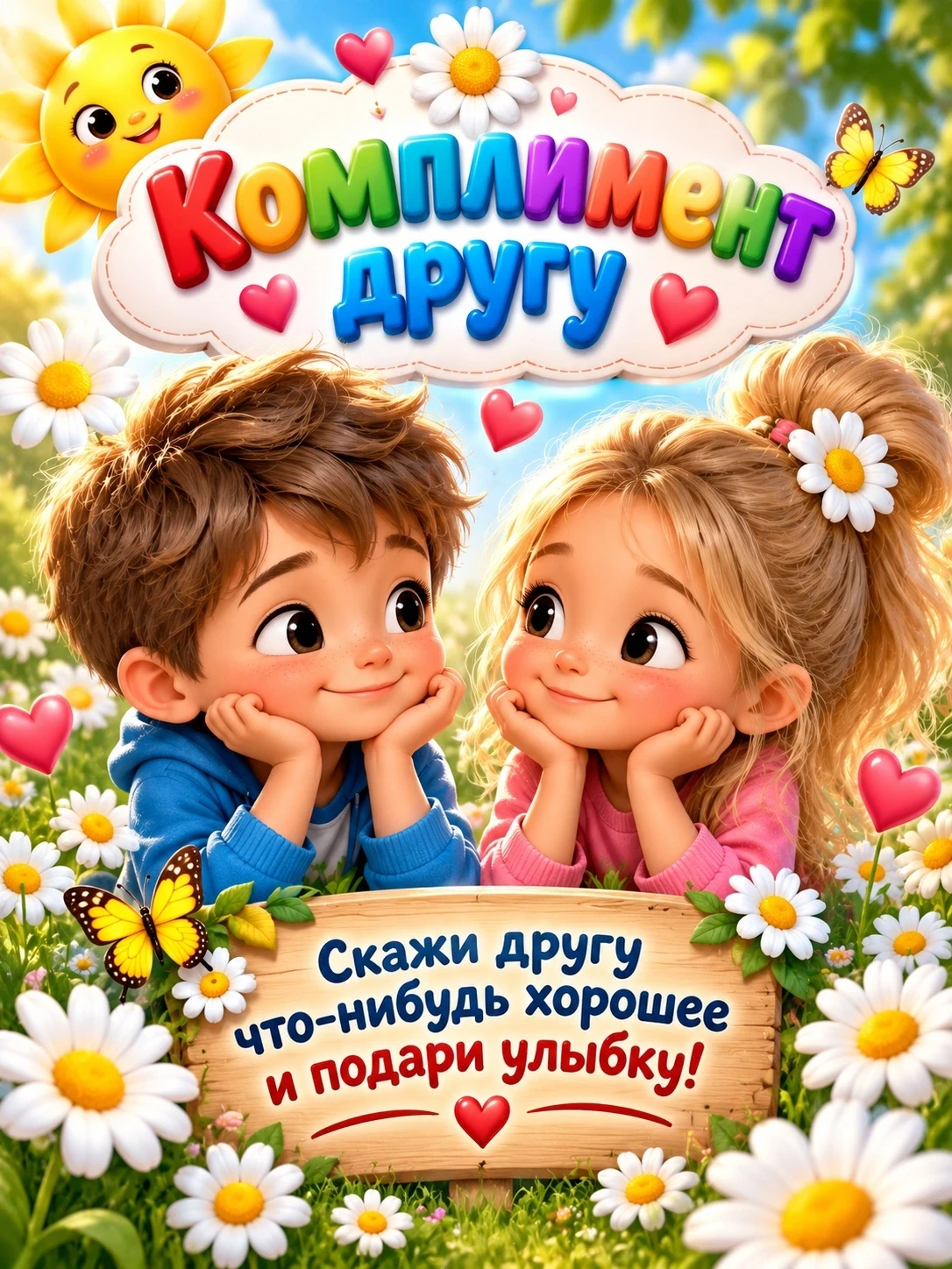 Комплимент другу.🥰