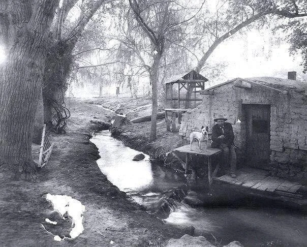 👇Хижина в долине Лас–Вегас, США, 1895 год.