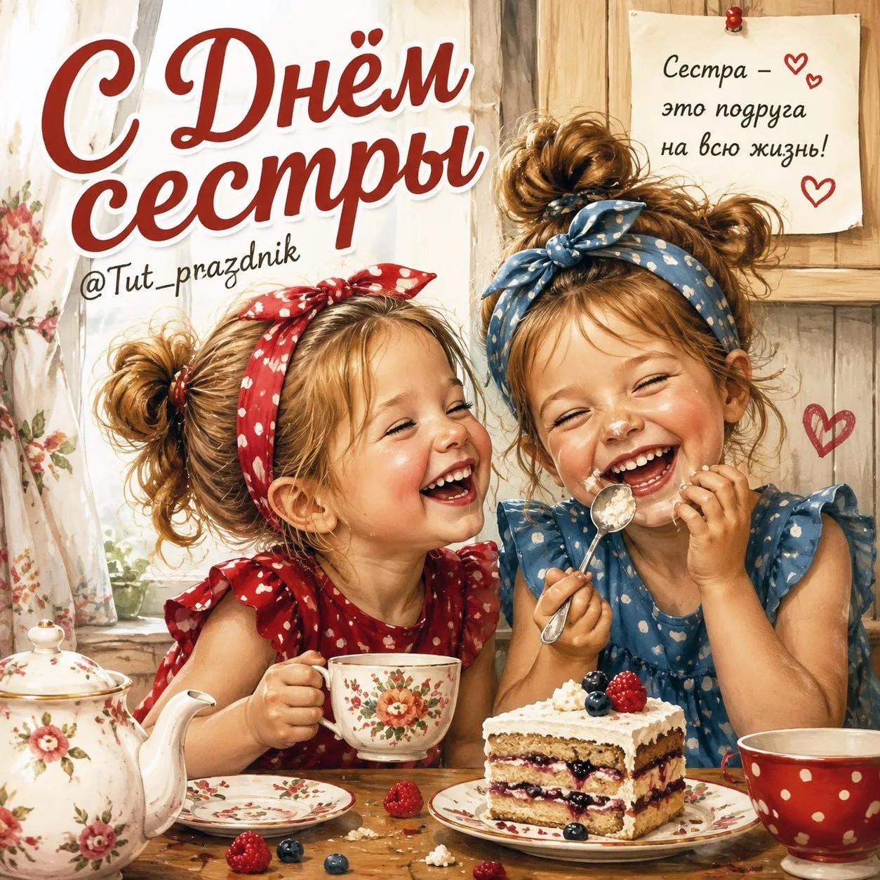 С Днём сестры!

Красивые открытки ❤️