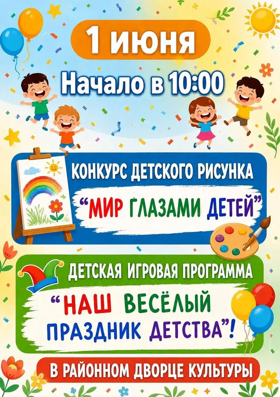 🎉🌈 Дорогие друзья! Приглашаем вас на яркий праздник детства! 🌈🎉