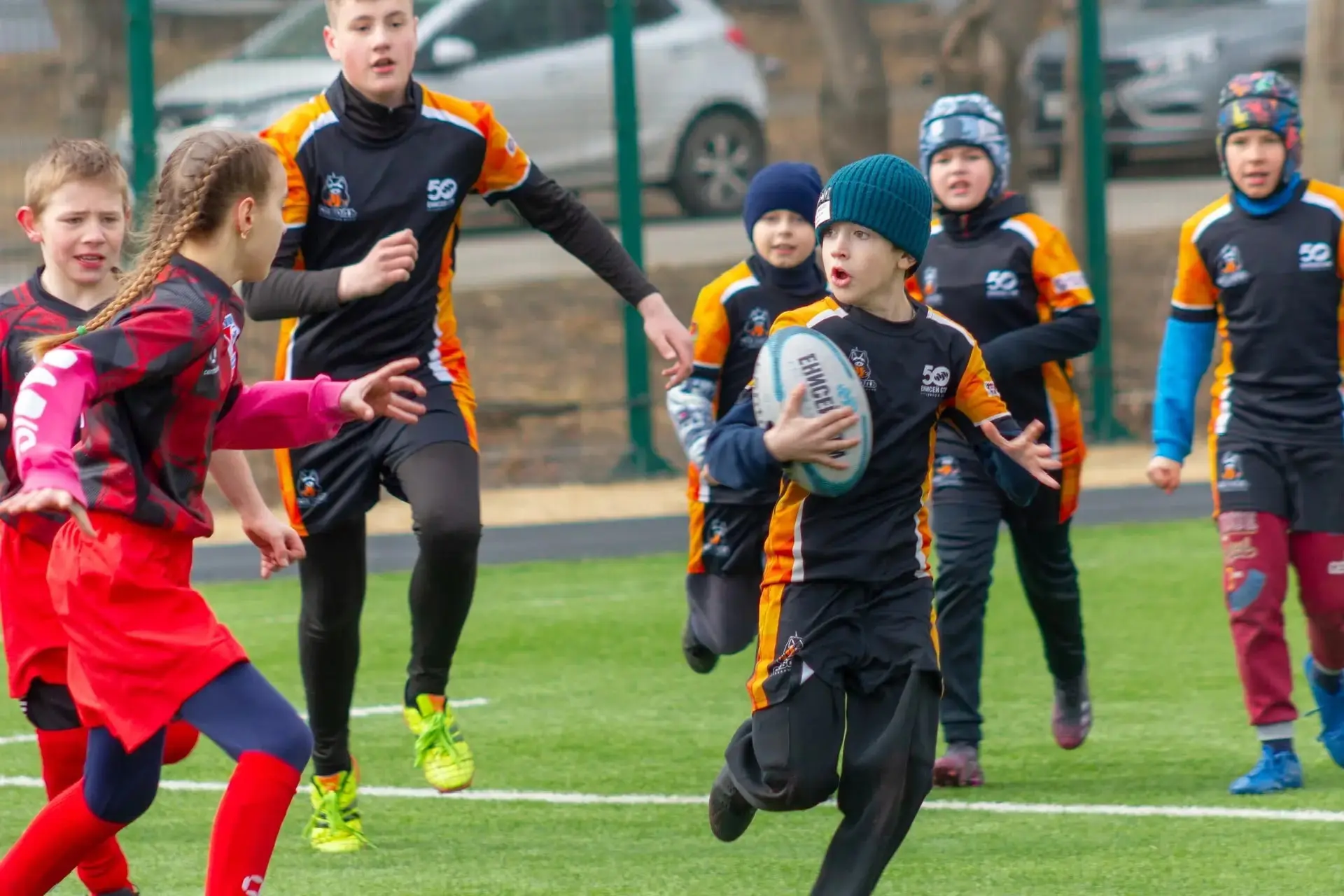 Регби стального характера🏉💪  В эти выходные (19.04.2026) наши ребята 2014–2015 г.р. сражались на кра