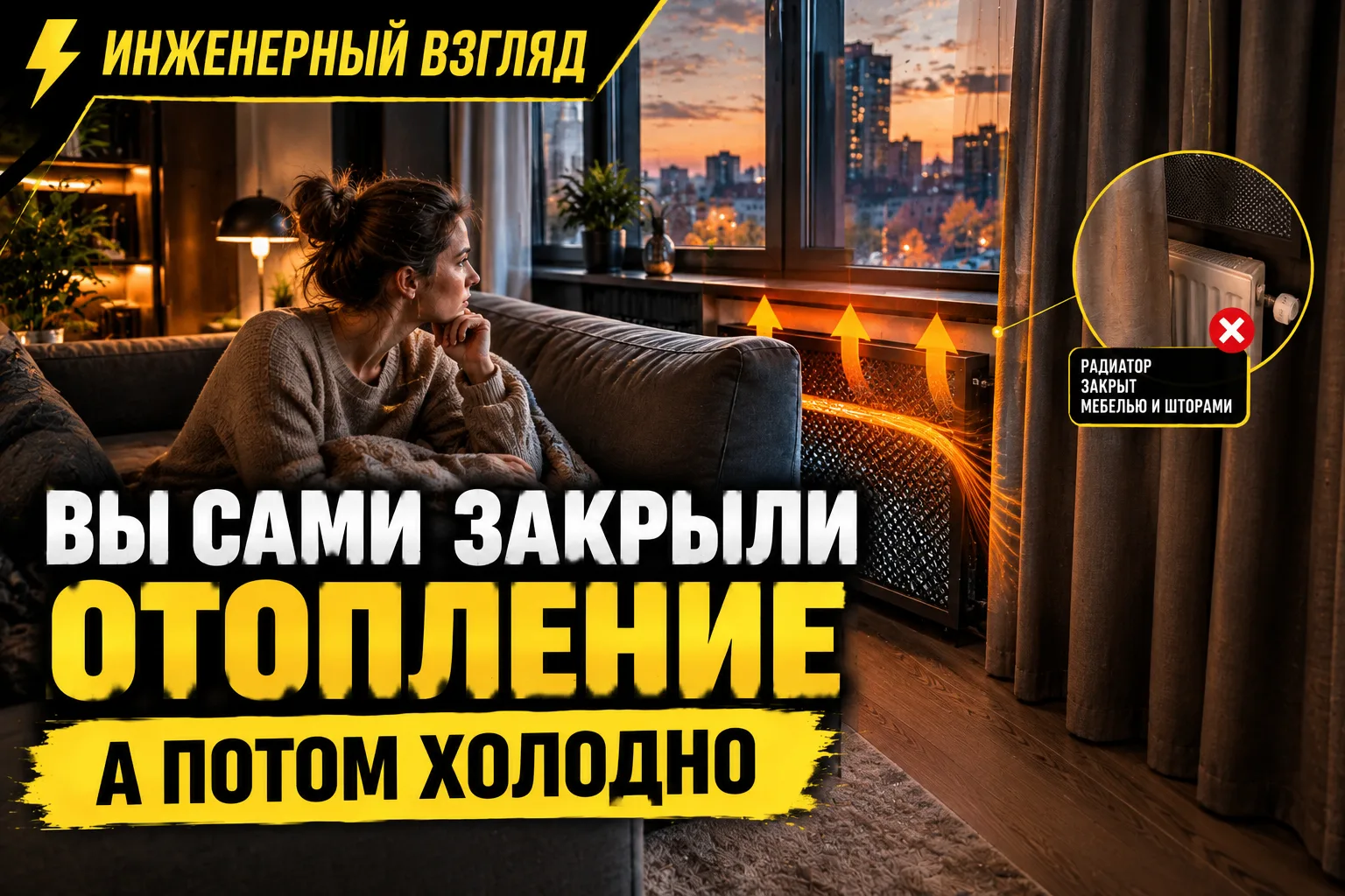 ⚡ Вы сами закрыли отопление