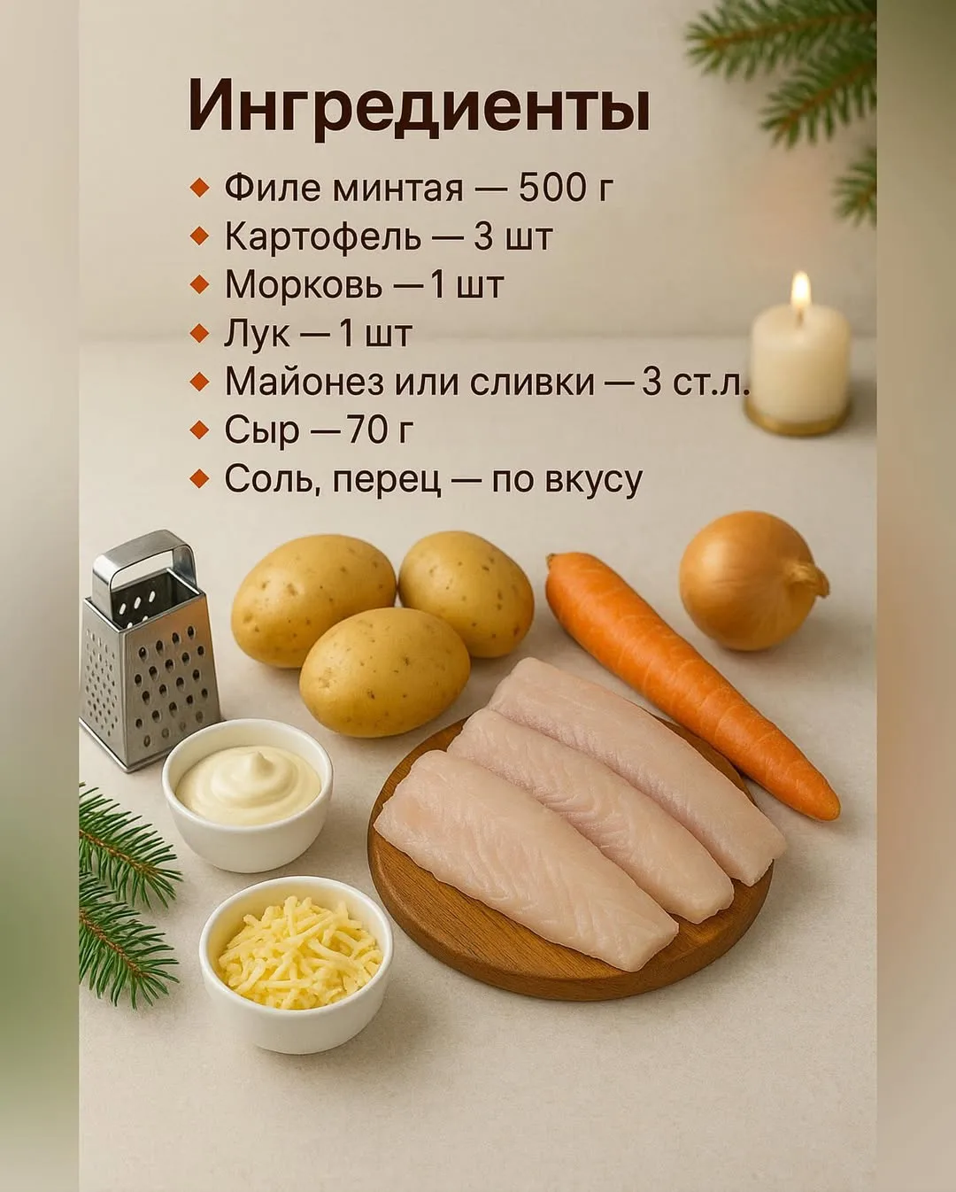 Готовим тогда минтай сегодня?)