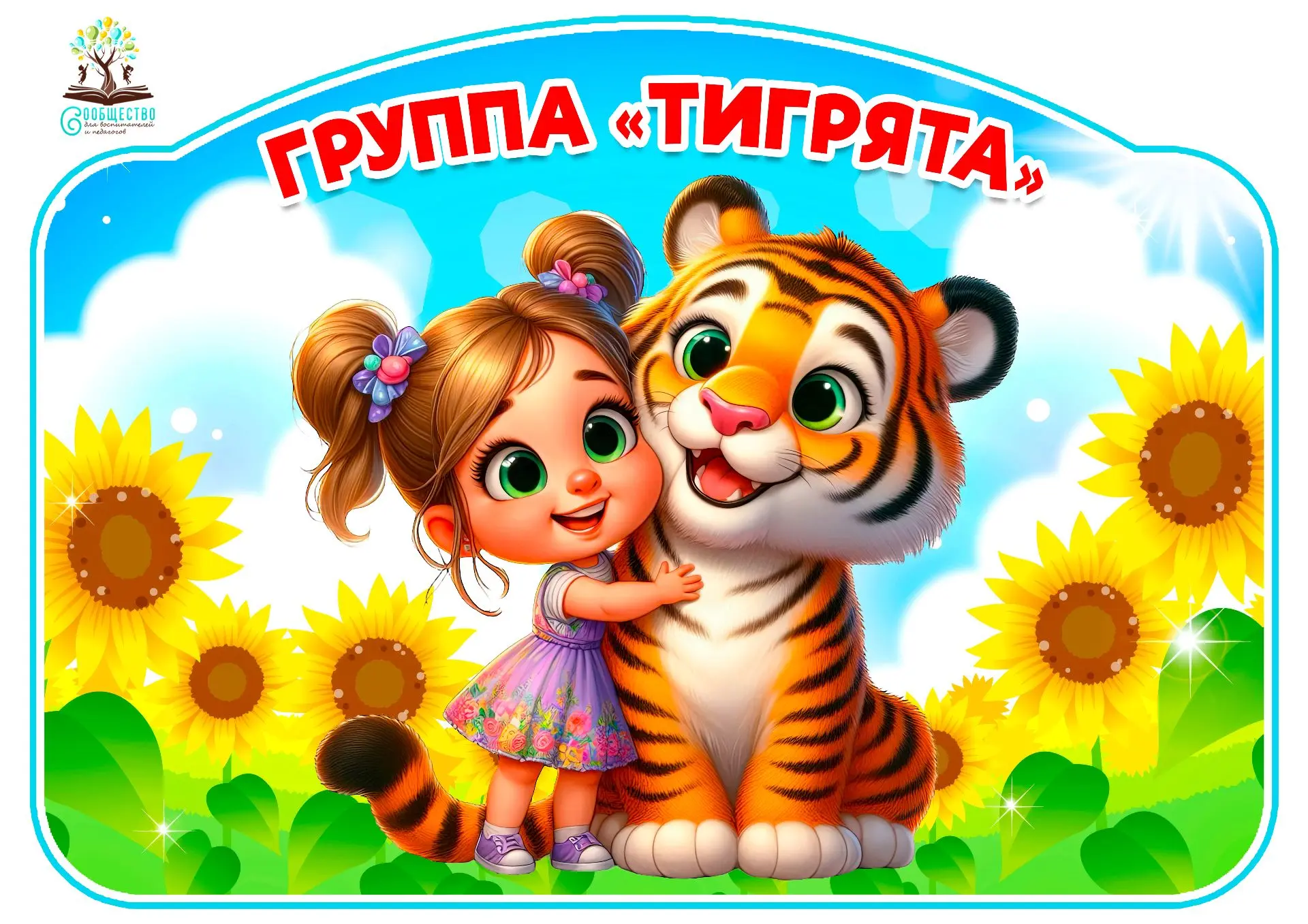Табличка для группы "Тигрята" - файл прикреплён к посту
Не забывайте ставить лайк 
Еще больше полезн