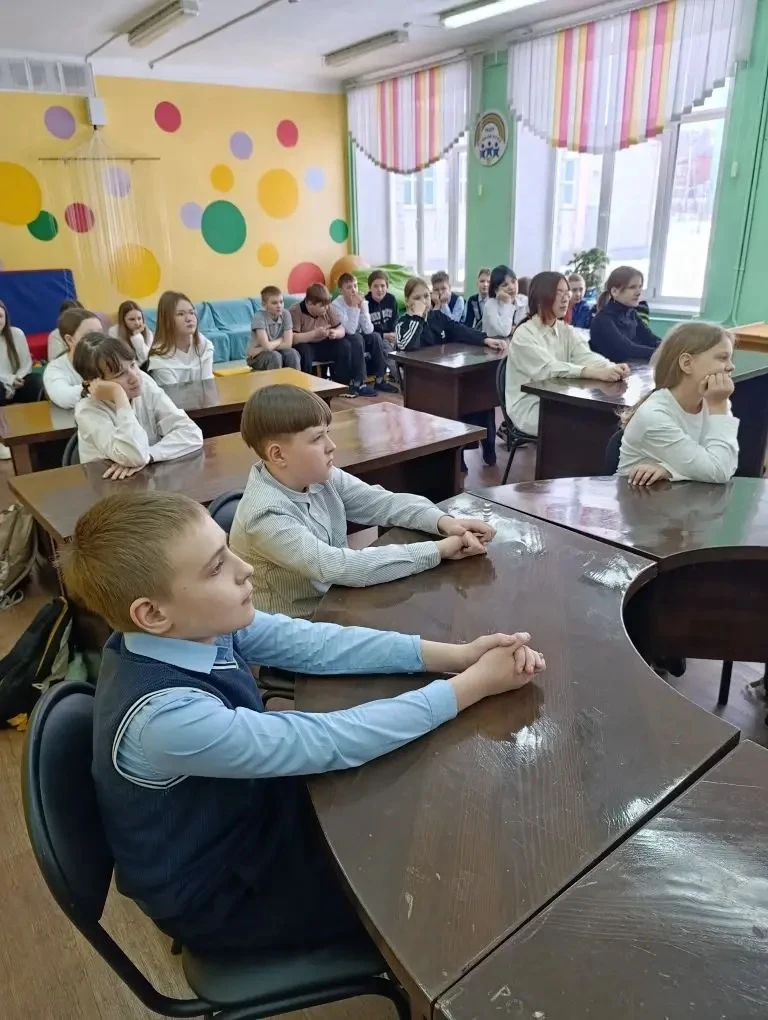 "Мой выбор" - встреча с успешным гостем. 👌 🗓19.03.2026 в 5б классе (кл.руководитель Романчук И. Г.) 