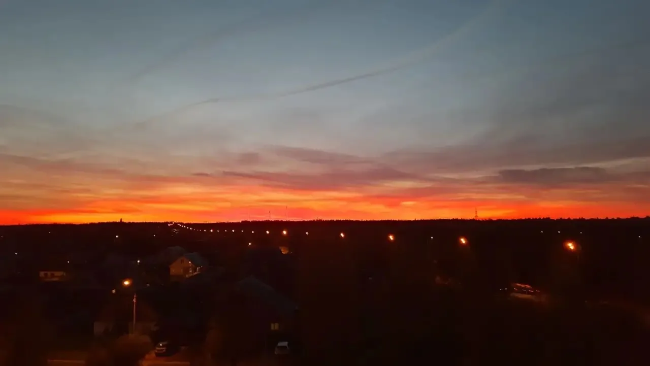 Осенний закат 🌅😍