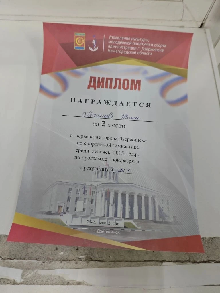 🏆Спортивная гордость 

20-21 мая в Дзержинске прошло первенство города по спортивной гимнастике.
Уч