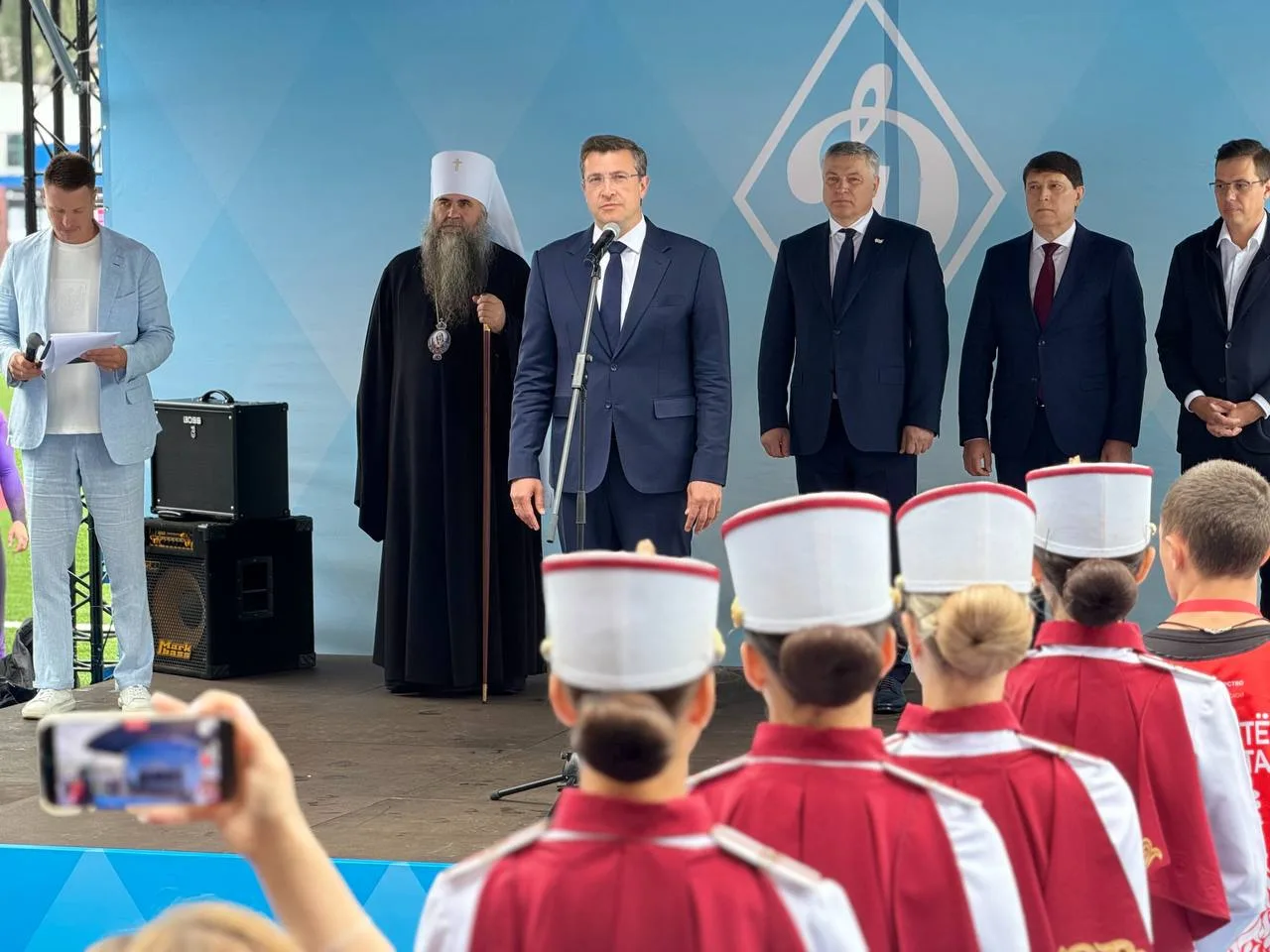 Сегодня приняла участие в торжественном открытии стадиона «Динамо» после масштабной рек...