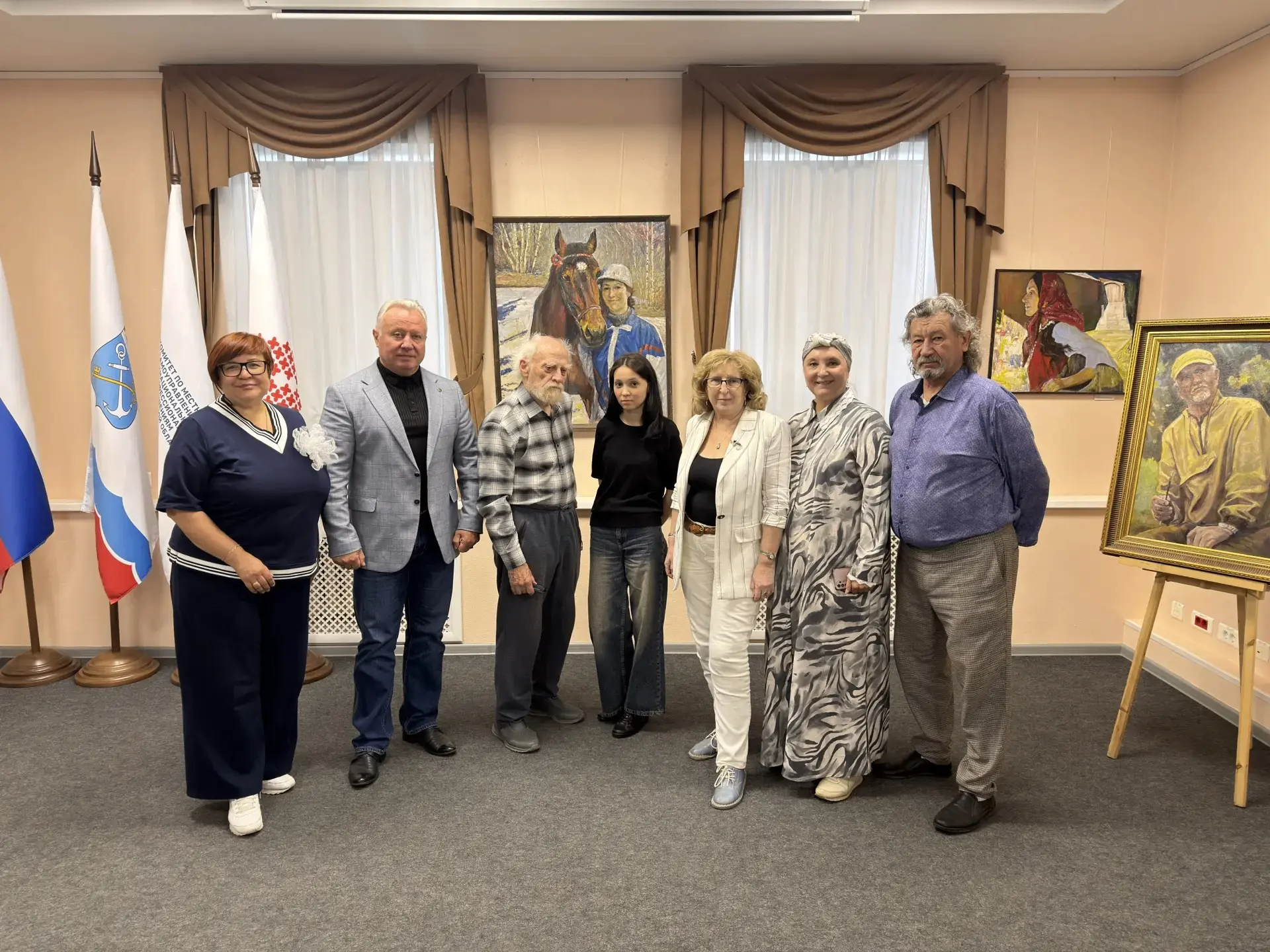 🤝В Доме дружбы Ленинградской области состоялся телемост, посвященный развитию культурн...