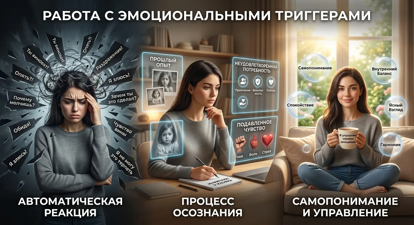 Работа с эмоциональными триггерами 💡💬