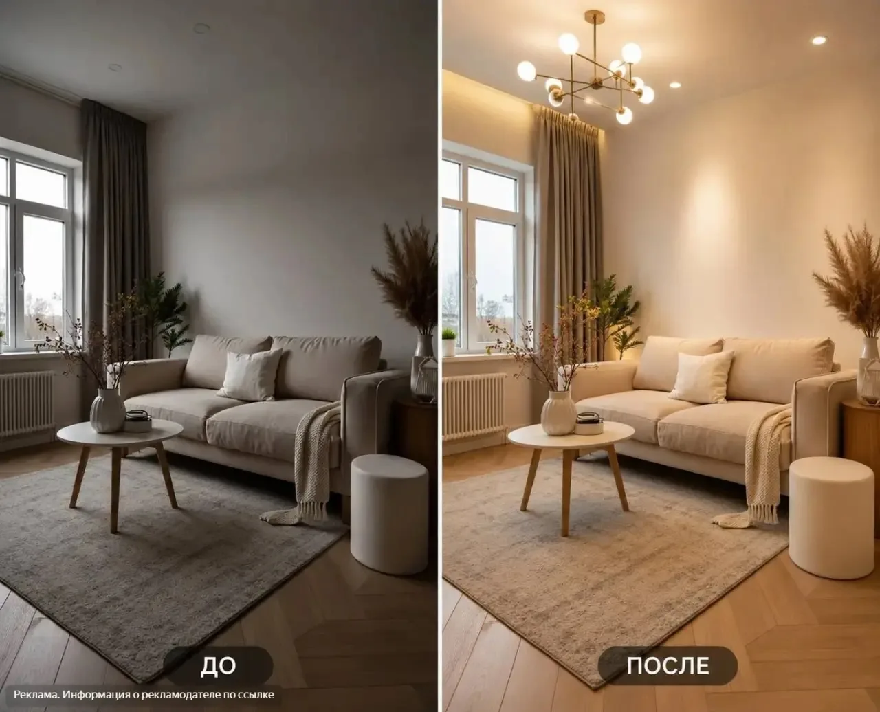 💡Это самая недооценённая вещь в интерьере

Можно купить красивый диван, повесить шторы, поставить д