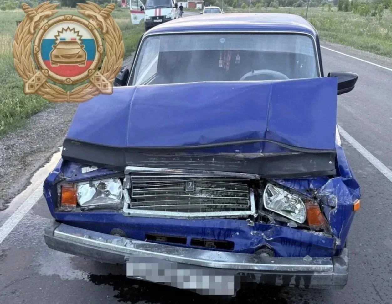 В Пугачевском районе Саратовской области вечером 25 июля произошло дорожно-транспортное происшествие