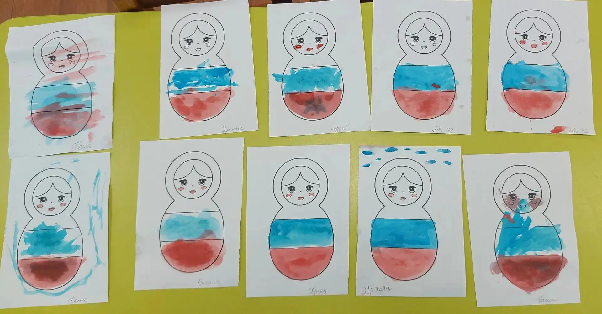 Рисование "Русские матрешки" во второй младшей группе №1 "Колокольчики" (10.06.2026)