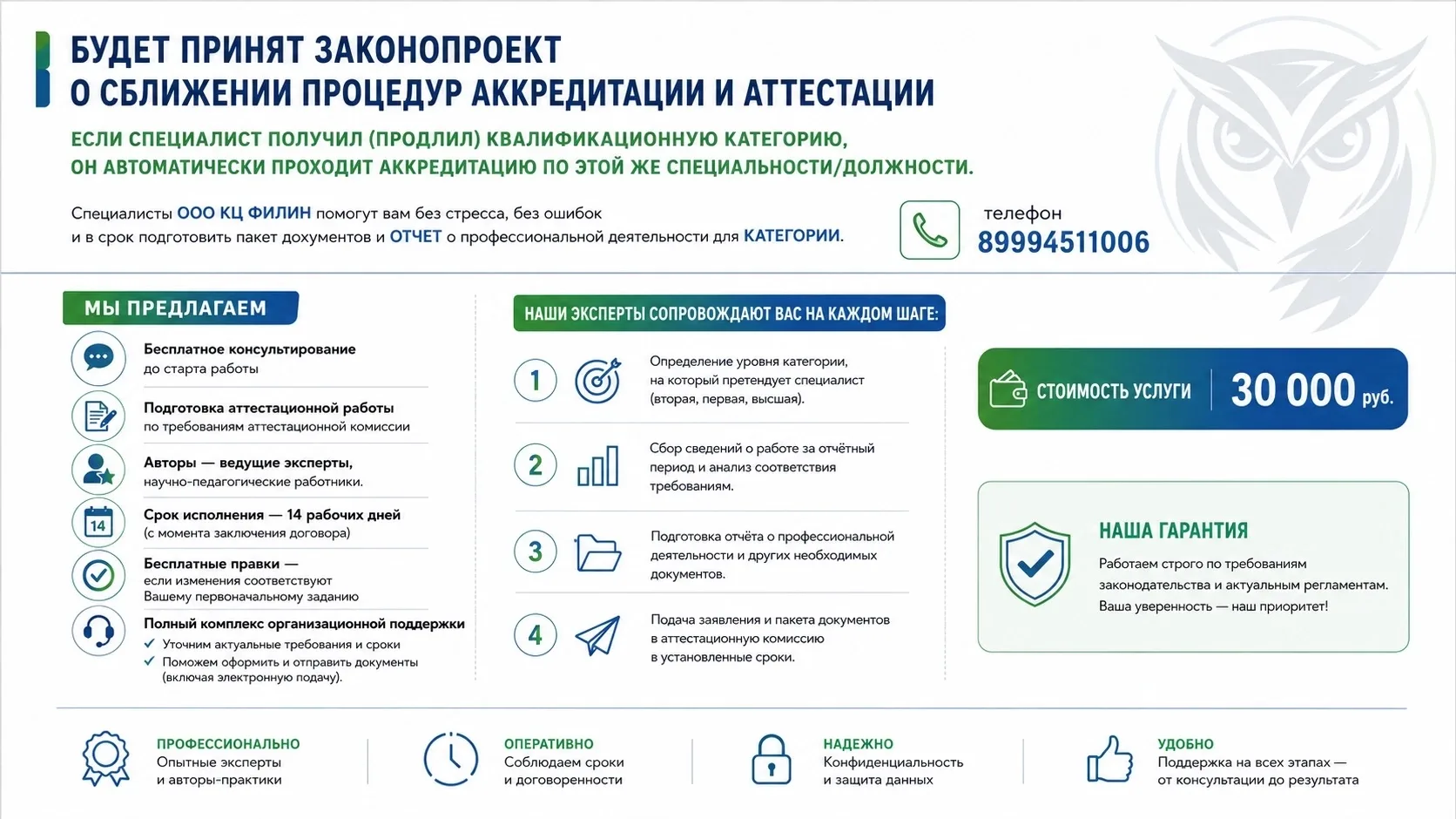 📌Категория и Аккредитация — два в одном.
