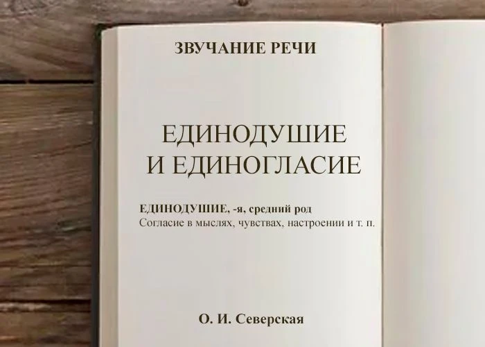 В русском языке есть два слова, которые описывают высшую степень согласия между людьми:...