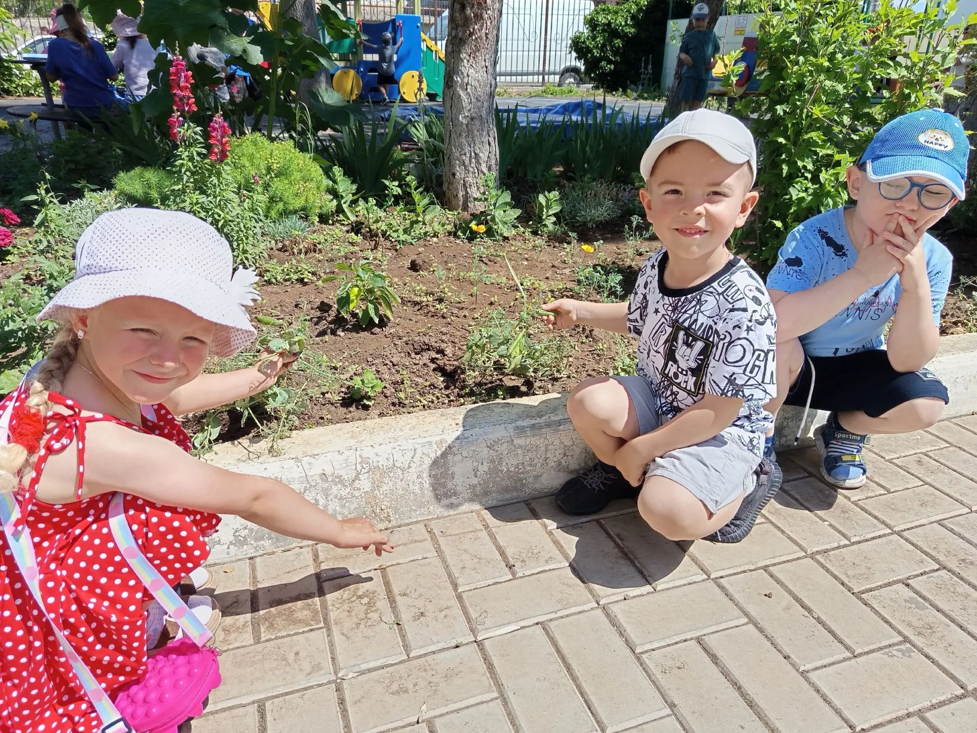 #ГодДошкольногоОбразования
#ГДОКрым
Урожай гороха и зеленого лука собрали на своем огороде юные агро