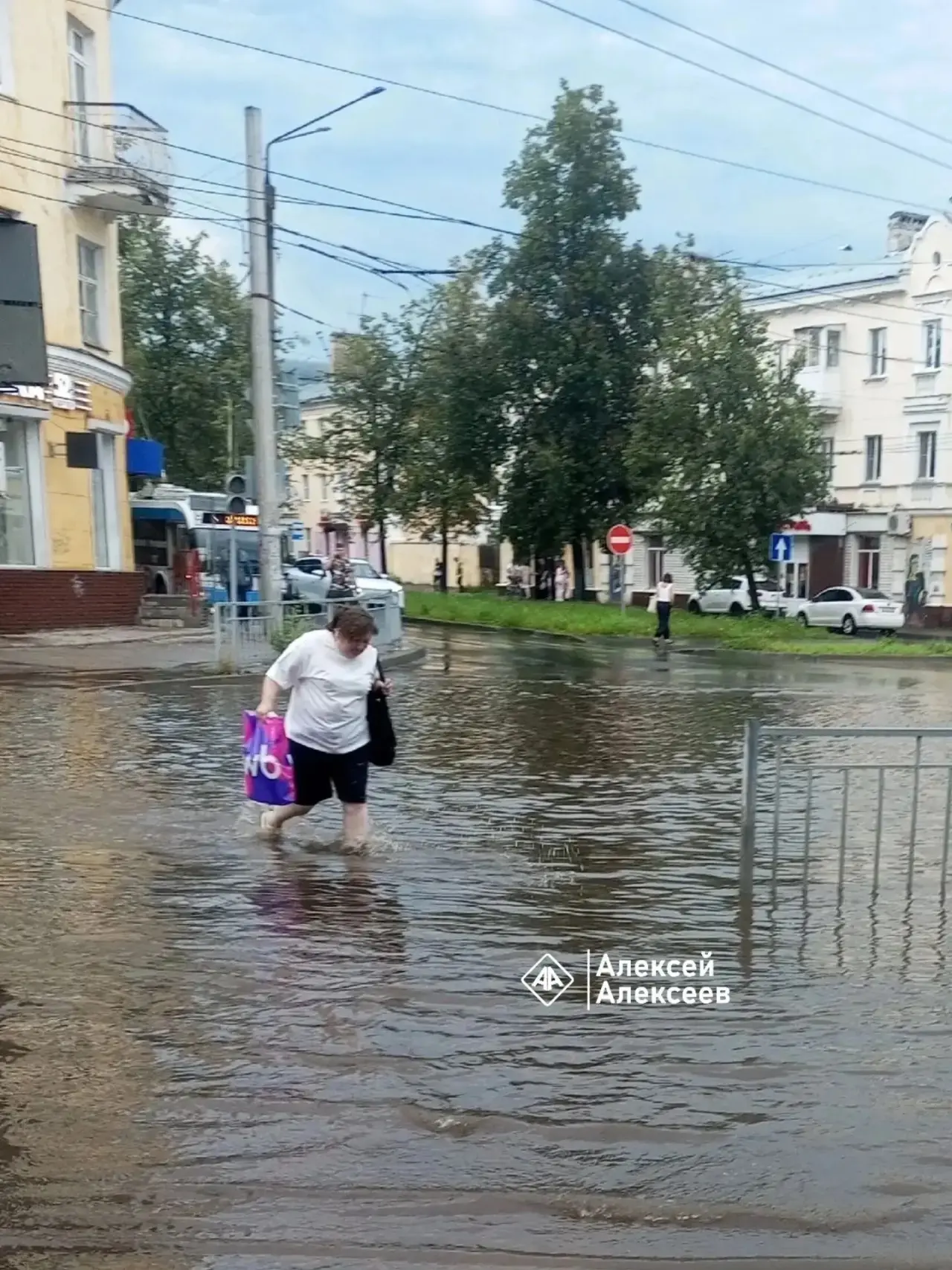 💦Дзержинск сегодня после ливня сильно затопило