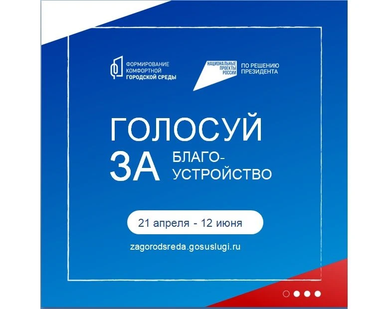 Голосование по отбору общественных территорий для благоустройства в 2027 году