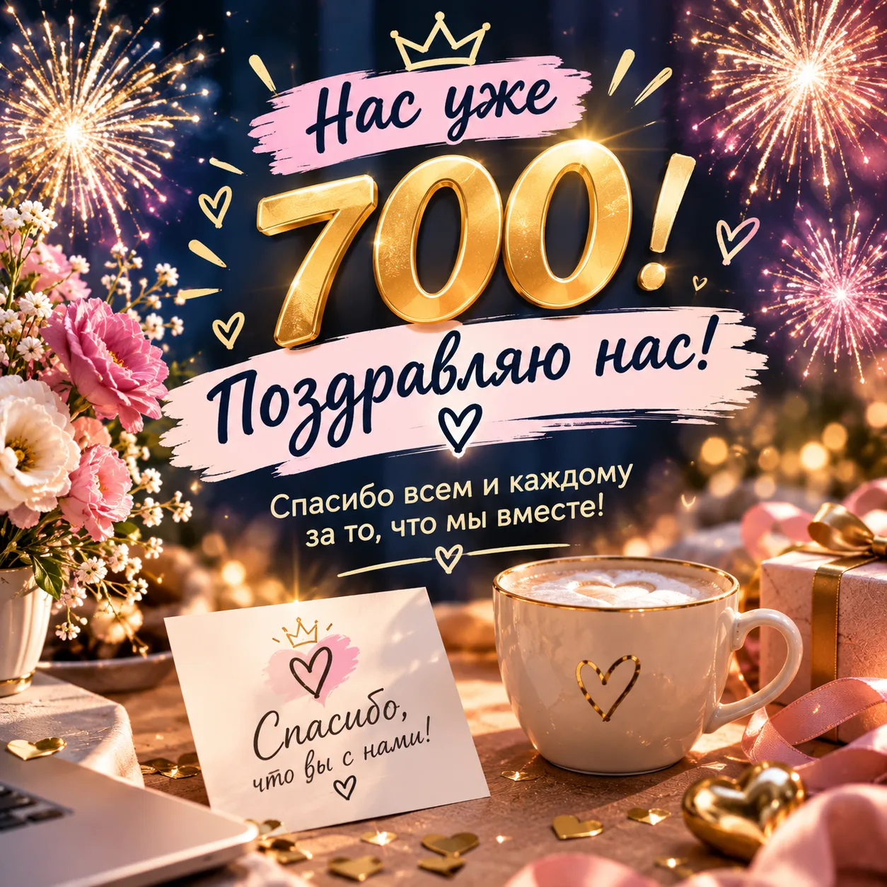 🎉🎉🎉❤️ СПАСИБО ВСЕМ ЧТО МЫ ВМЕСТЕ ‼❤️🎉🎉🎉