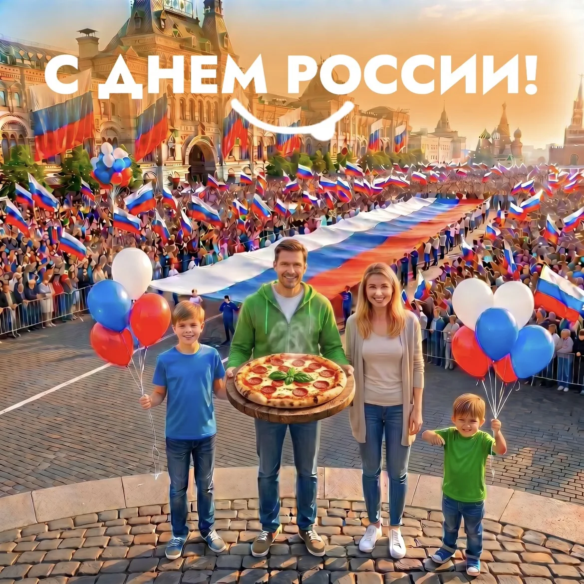 Ребята, поздравляю всех с Днём России! 🎉🇷🇺
Желаю всем хороших выходных, вкусной еды за столом и о