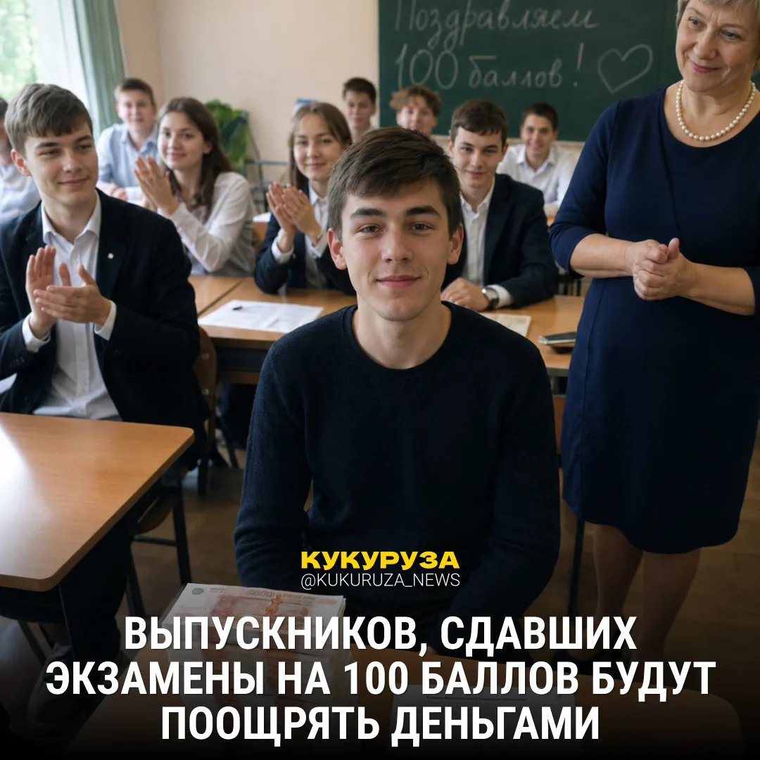 За ЕГЭ начнут платить бабки. Но не всем.  По сто тыщ получат выпускники из Подмосковья, сдавшие два 