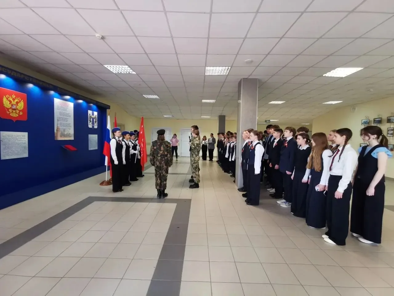 🚩 Часовой у Знамени Победы: память, честь и преемственность поколения.   С 20 по 22 апреля в нашей ш