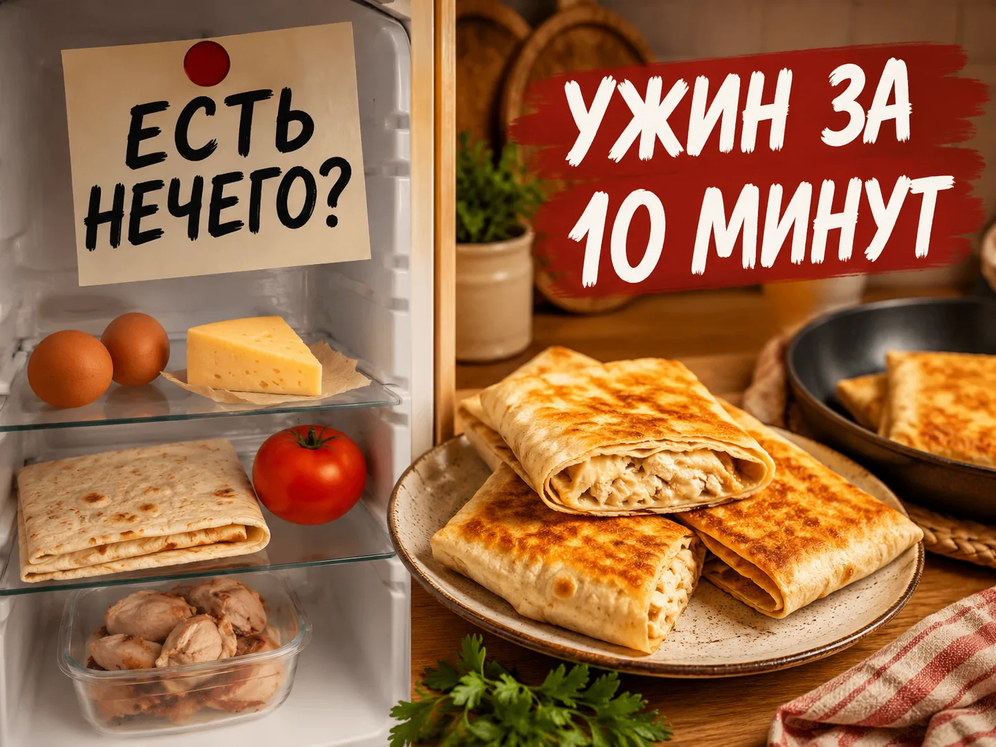 УЖИН ИЗ ПРОДУКТОВ, КОТОРЫЕ ОБЫЧНО «НЕ СЧИТАЮТСЯ ЕДОЙ»