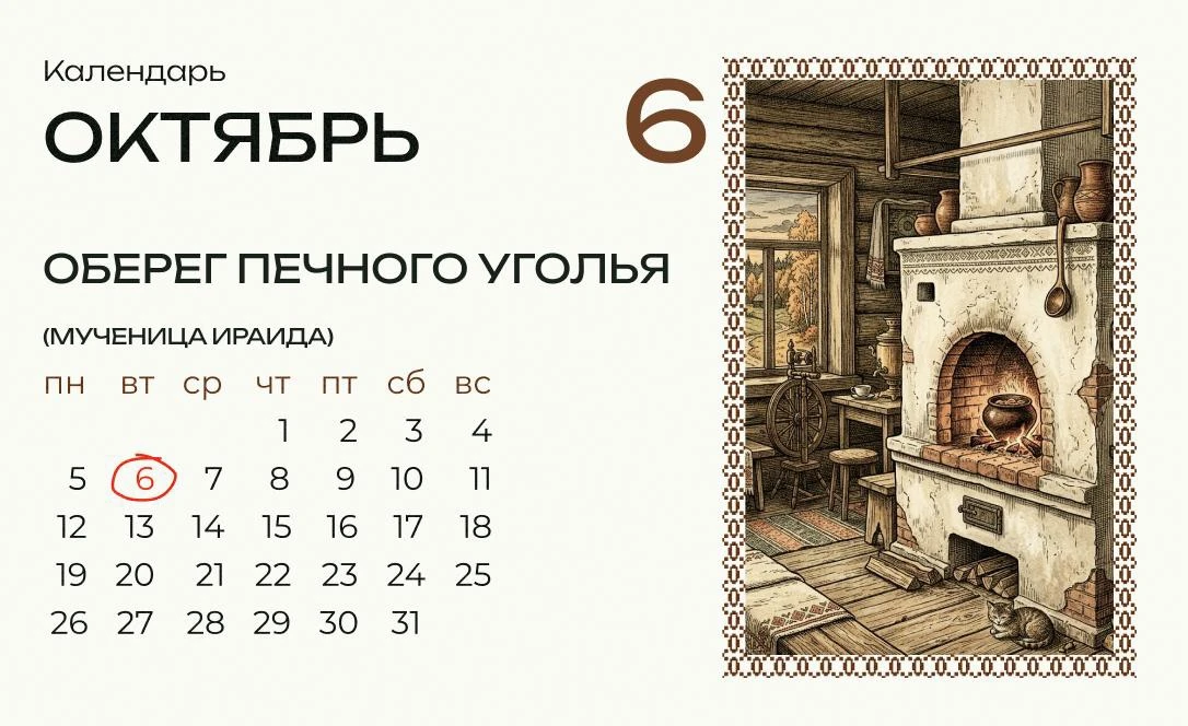Сегодня Оберег печного уголья!