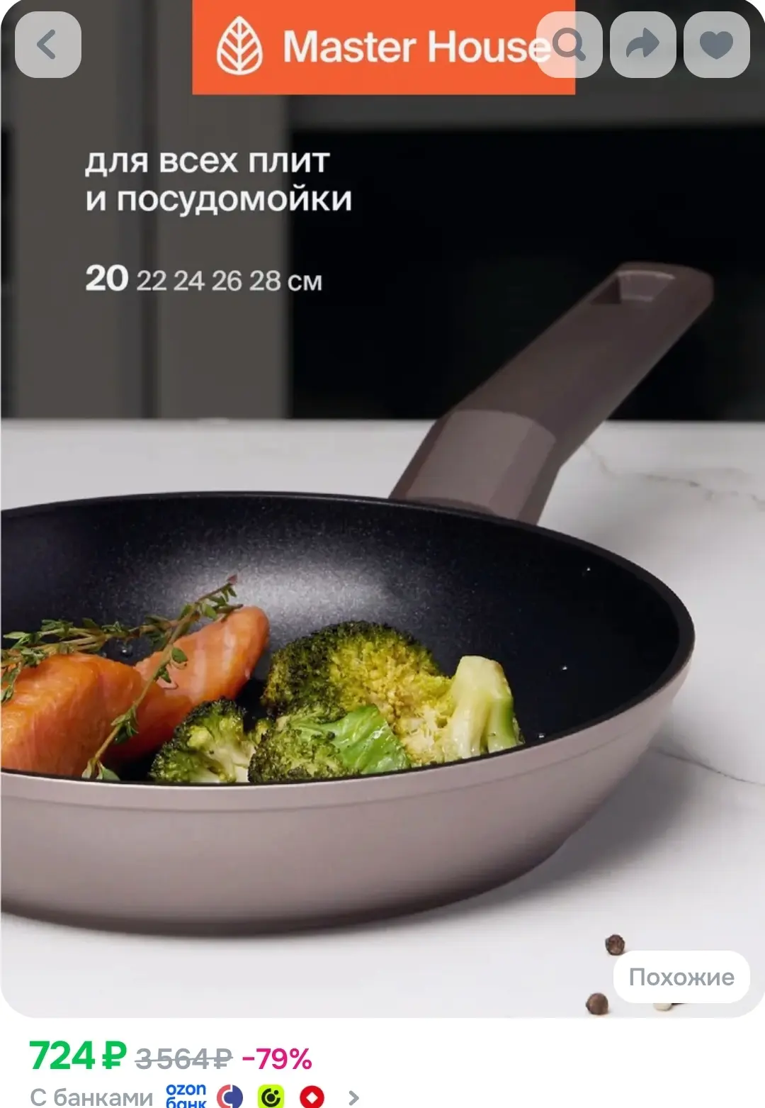 Сковорода с антипригарным покрытием