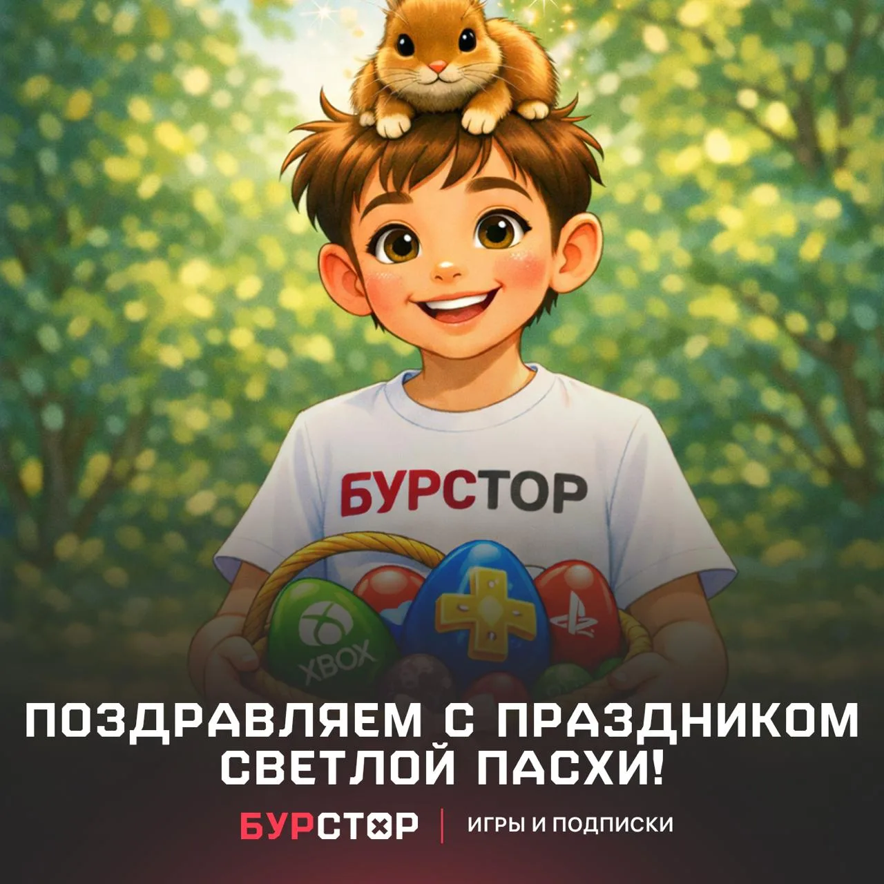 С праздником Пасхи! 🐣